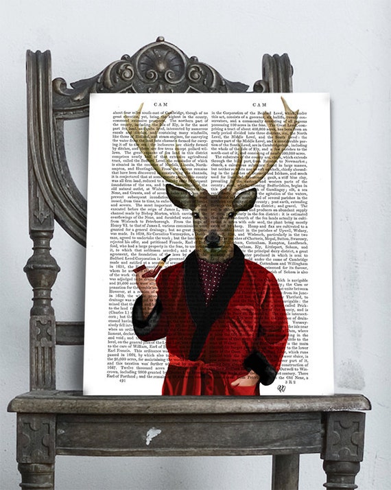 jacket with deer on it