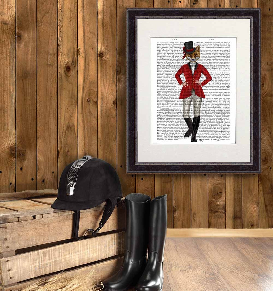 Fox Decor - Lady Fox Hunter 1, Full - Fox Picture Fox Wall Art Fox Gift ...