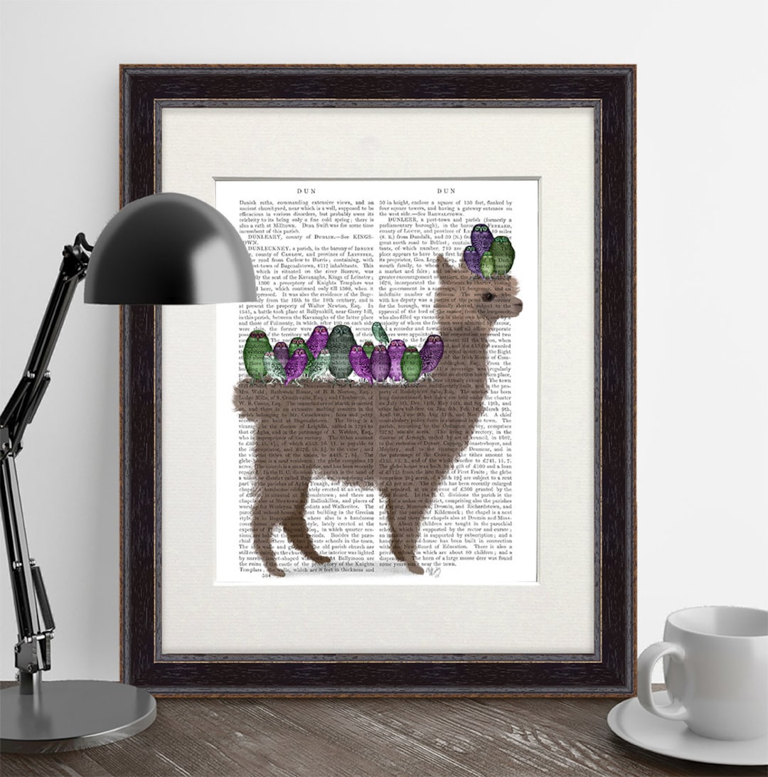 Llama Gift Idea Llama Owls Full Print Llama Print Llama Poster