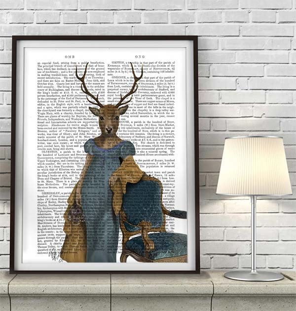 Deer print chair hotsell