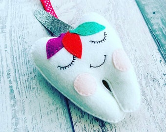 Unicorn Tooth Fairy Pillow