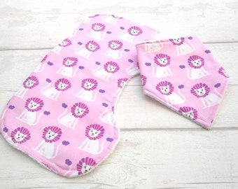 Baby Dribble Bib and burp cloth, New Baby, Baby girl, Baby Shower