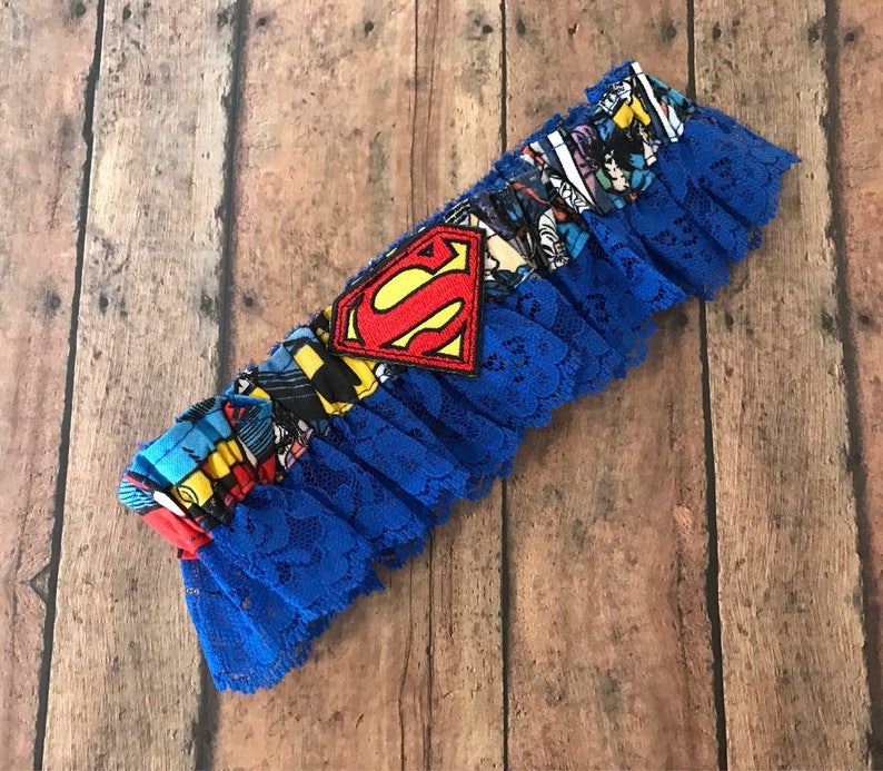 Superman Wedding Garter