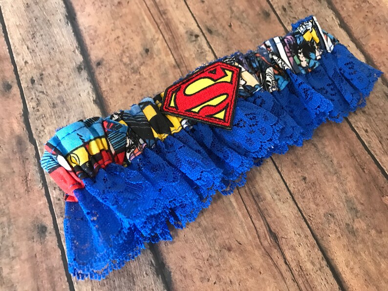 Superman Wedding Garter
