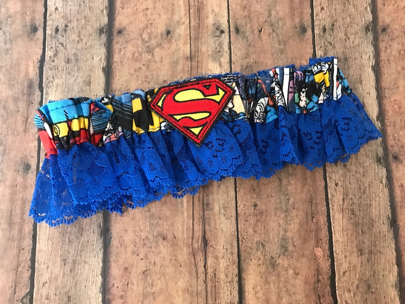 Superman Wedding Garter