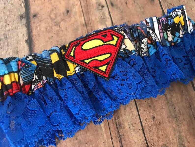 Superman Wedding Garter