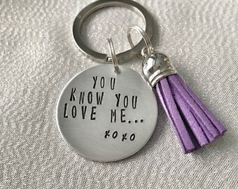 Gossip Girl Keychain - You know you love me - Friendship Friend Gift