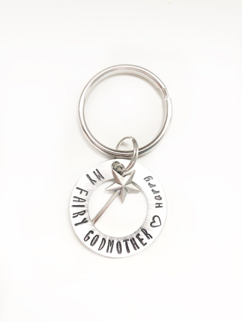 Fairy Godmother Keychain Godparent Godmother Gift Religious Etsy Canada