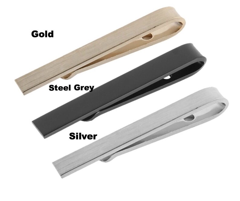 Tie Clip Bridal Party Gift Engraved Personalized Tie Clip