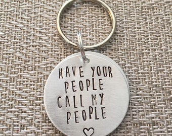 Dog ID Tag - Have your people call my people - Dog Tag