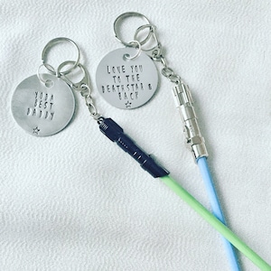 Star Wars - Light Saber keychain - Father's Day Keychain