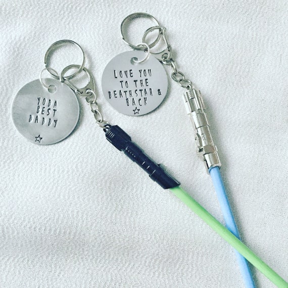 Star Wars Light Saber keychain Father's Day Keychain
