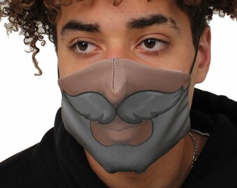 Fun Bearded Face Mask/ Face Guard