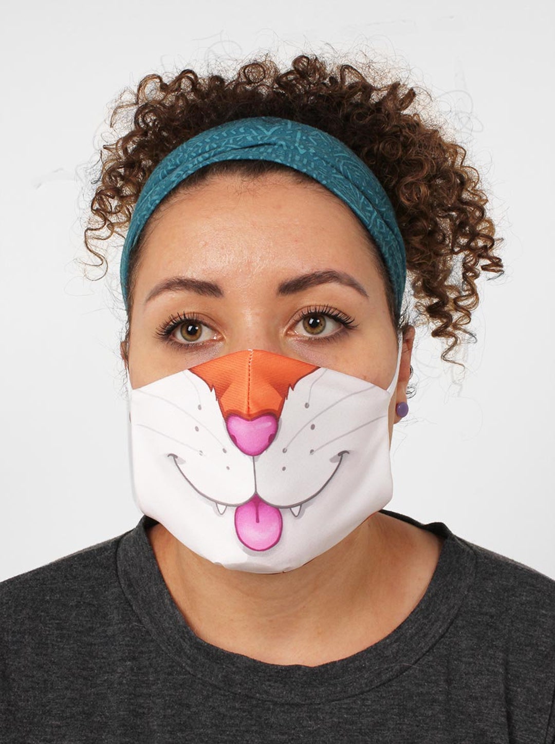 Fun Kitty Cat Face Mask/ Face Guard Unisex - Etsy