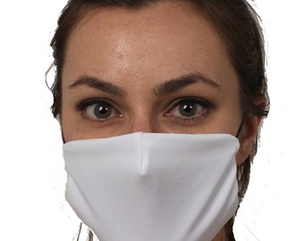 White Face Mask/ Face Guard