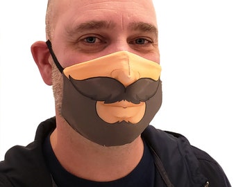 Fun Bearded Face Mask/ Face Guard
