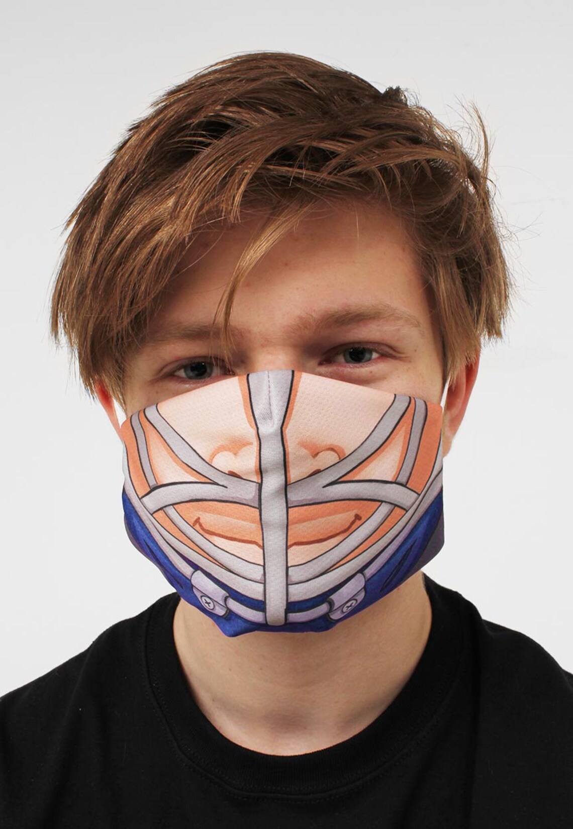 Fun Blue Hockey Face Mask/ Face Guard Unisex Etsy