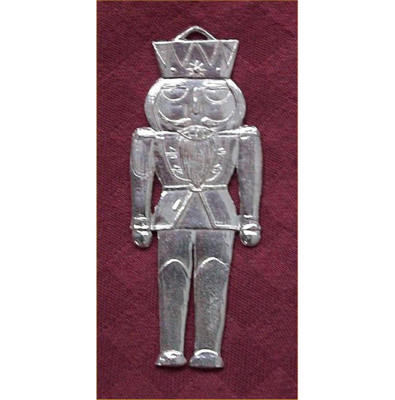 Sterling Silver Nutcracker Pendant / Ornament Etsy