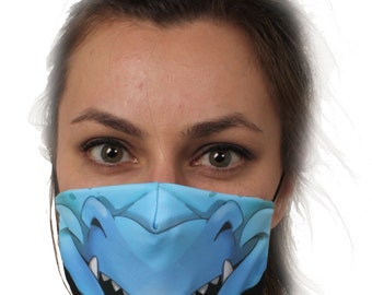 Blue Dragon Face Mask/ Face Guard