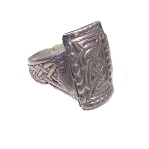 Sterling Silver Scandinavian Viking Oseberg Ring