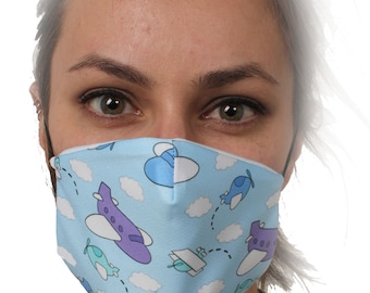 Fun Airplane Face Mask/ Face Guard