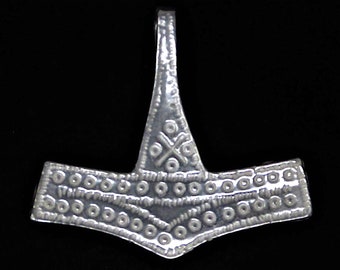 Sterling Silver Traditional Viking Romesdal Thor's Hammer