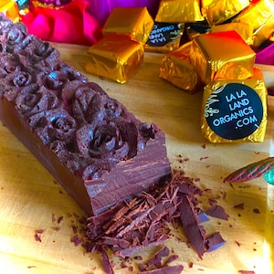 Organic Ceremonial Grade Cacao Single Origin Heirloom Ethically Sourced 100% Pure Unsweetened Raw Chocolate Block Baking Supplies