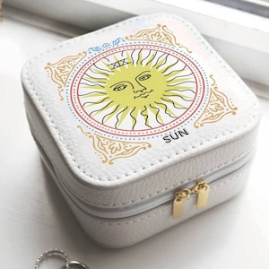 Portagioie Oracolo dei Tarocchi personalizzato - Carta dei Tarocchi - Carta dell'Oracolo - Portagioie da viaggio personalizzato - personalizzato