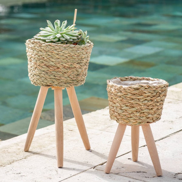 Wicker Planter Etsy UK