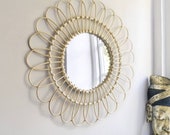 On Trend Rattan Mirror- Mirror- Home update- mirror- light weight mirror-pretty mirror- mirror gift