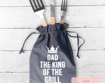 Personalized BBQ Tool Set: King of the Grill Gift