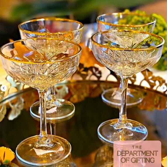 Set 6 Calici Da Champagne Flute 165 Ml - Bicchieri Da Vino Con Decorazione Incisa - Regalo Di Anniversario Di Matrimonio O Eventi Speciali