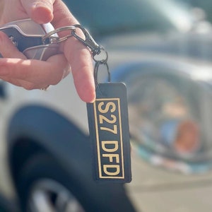 Customised Number Plate Keyring - New car - Just Passed your test - Personalised- made to order
