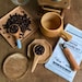 Make Your Own Wooden Coffee Measure Spoon - carve it yourself-coffee gift for him-japanese wooden carving kit-unusal craft 