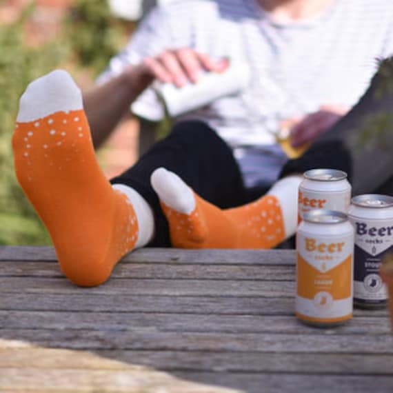 Personalized Beer Socks: Custom Cotton Socks for Dad- Fathers day