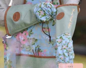 Gants de jardinage floraux personnalisés - Gantelets longs, cadeau de jardin