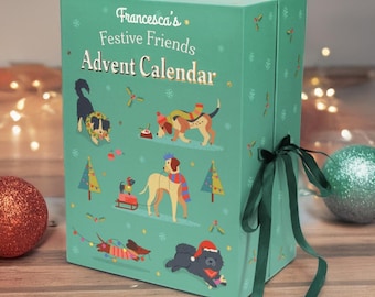 Calendrier De L'Avent Labrador Noël - 24 Décorations En Acrylique 2D - Compte à Rebours 24 Jours - Cadeau Pour Amoureux Des Chiens - 3