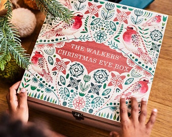 Personalised  Christmas Eve Box, Exclusive Christmas Eve Box, unique design, Childs Christmas surprise , keepsake box