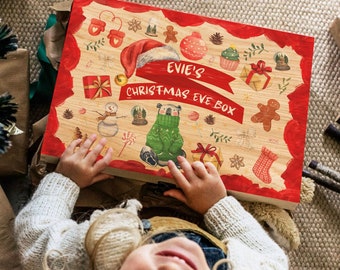 Personalised  Christmas Eve Box, Exclusive Christmas Eve Box, unique design, Childs Christmas surprise , keepsake box