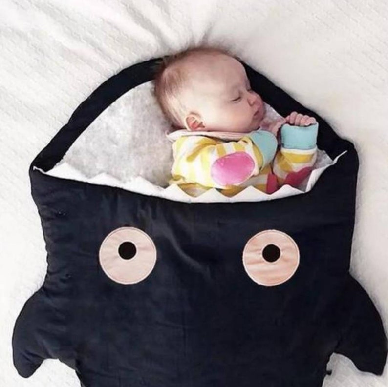 Personalised Newborn Shark Sleeping Bag Baby Carrier Snuggle Etsy
