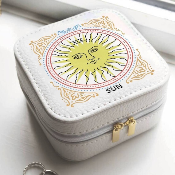 Personalised Tarot Oracle Jewellery Box - Tarot Card - Oracle Card - Personalised Travel Jewellery Box- personalised