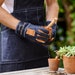 Personalised denim Short gardening gloves -gardening gloves - personalised gardening gloves - customized gloves-hardwearing glove 