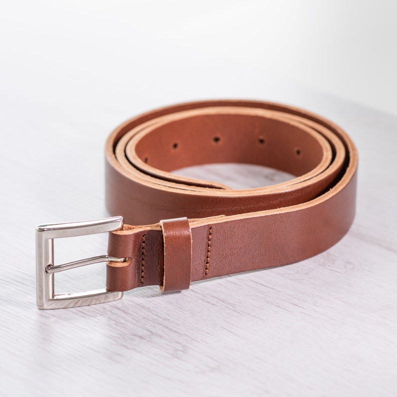 Personalised Leather Belt Fathers day Secret Message Belt 3rd Anniversary Gift Gift for Dad Hidden Message Gift for him image 5