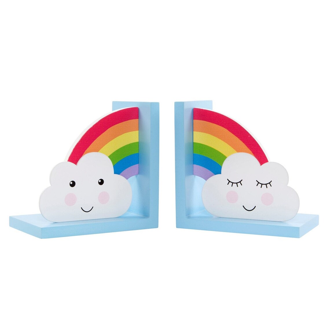 Personalised Nursery Bookends New Baby Bookends Rainbow Etsy UK