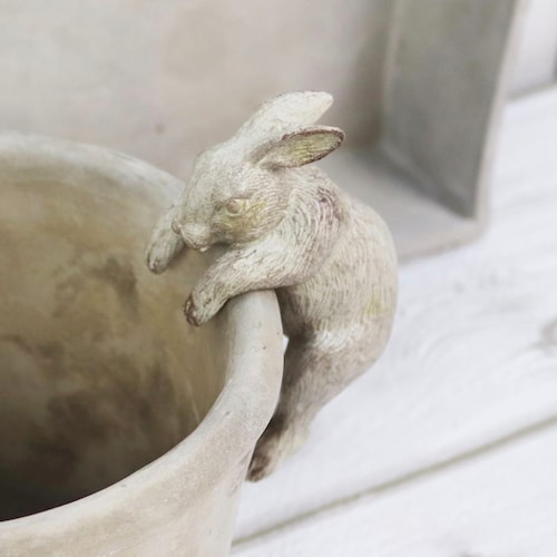 Bunny Pot Hanger Cute Bunny Garden Decoration rabbit Hanger Etsy