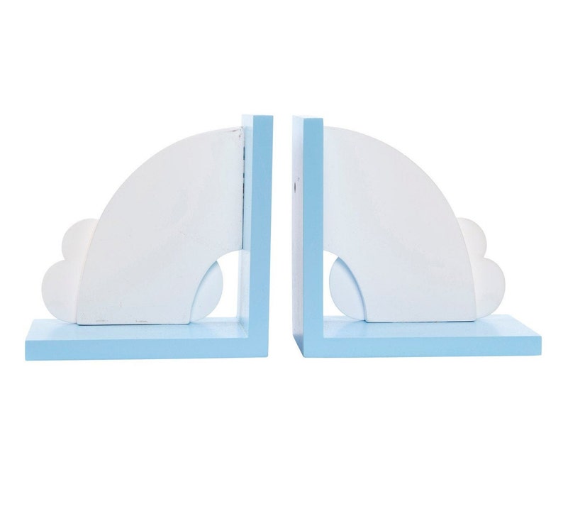 Personalised Nursery Bookends New Baby Bookends Rainbow Etsy