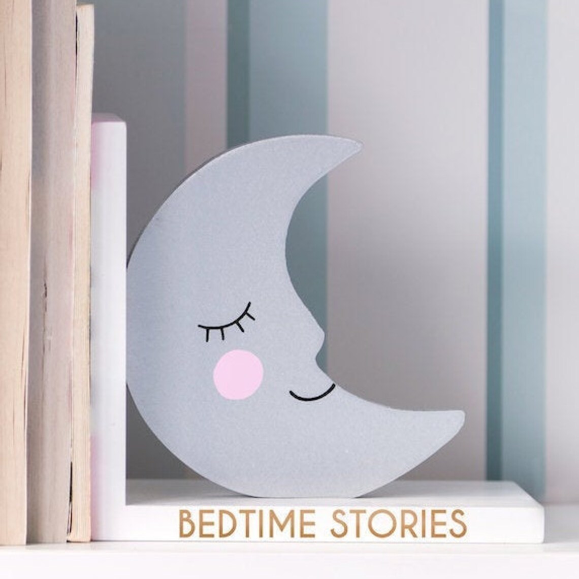 Personalised Nursery Bookends New Baby Bookends Star and Etsy