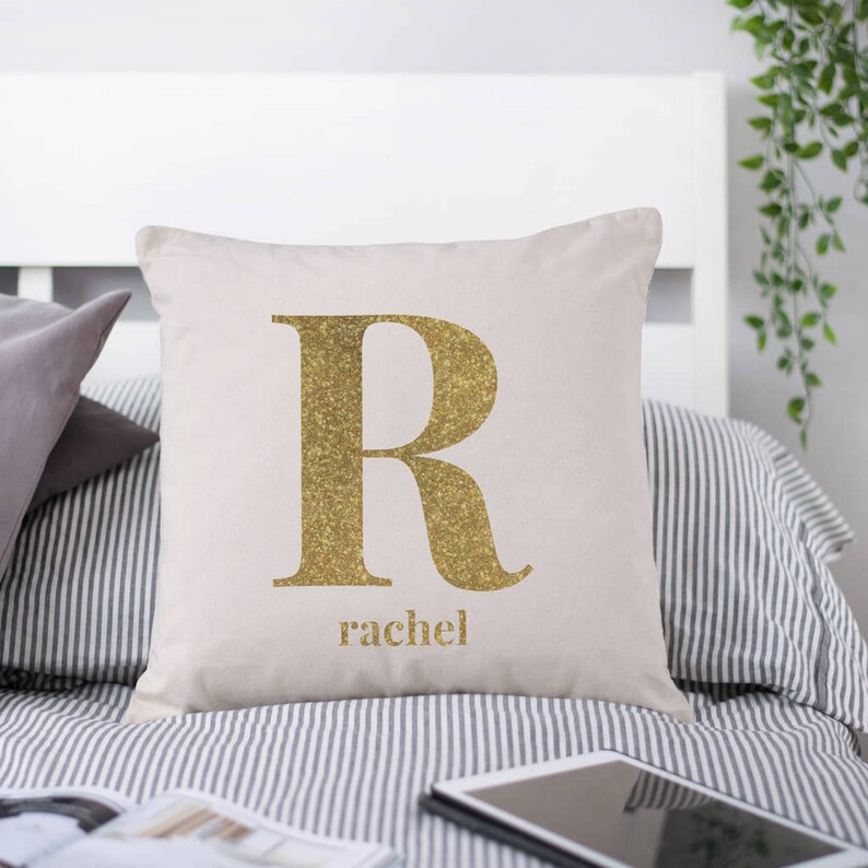 Pillow Case Cushion Cover Scrabble Alphabet Letter R Home Sofa