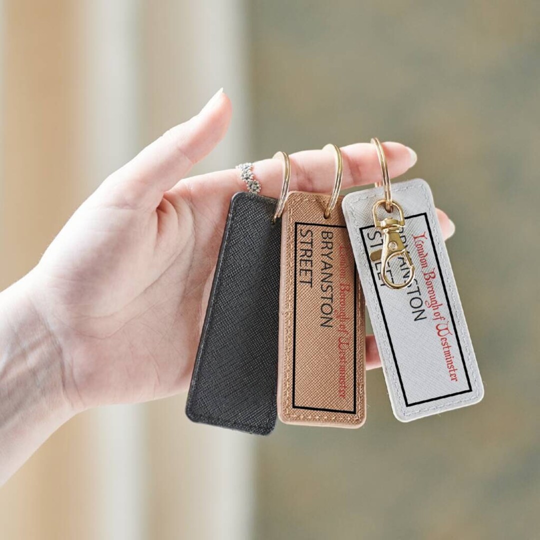 Buy Personalised Street Sign Keychain- Personalised- Made to Order- Key  Ring- New Home- Moving Online in India
