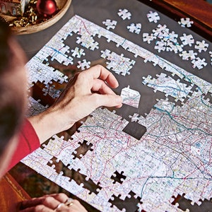 Mappa della nostra casa personalizzata - puzzle della nostra casa - puzzle personalizzato - puzzle fatto a mano - regalo puzzle personalizzato - puzzle da 400 pezzi - cartone